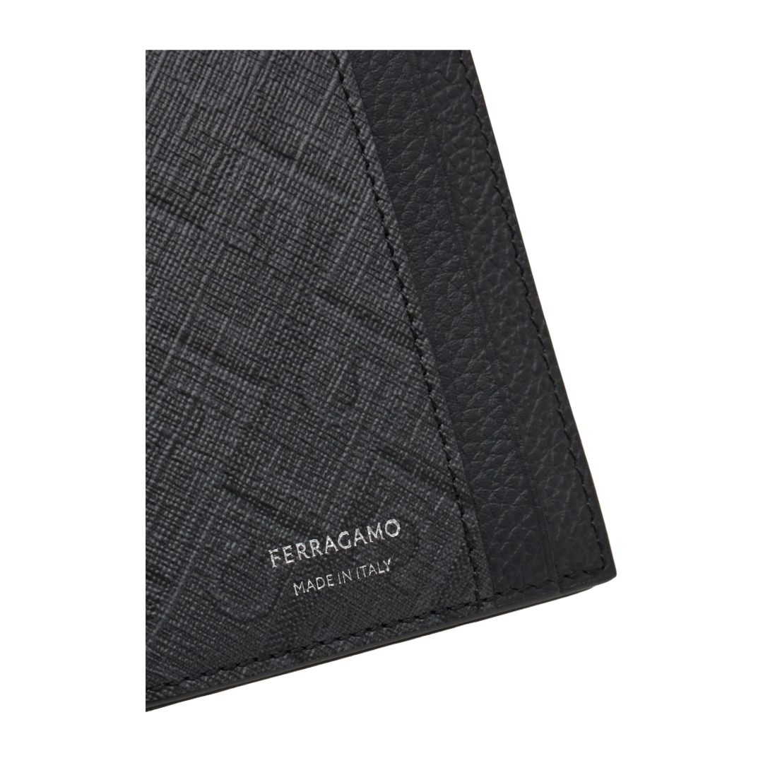 MONOGRAM CREDIT CARD HOLDER BLACK/GREY