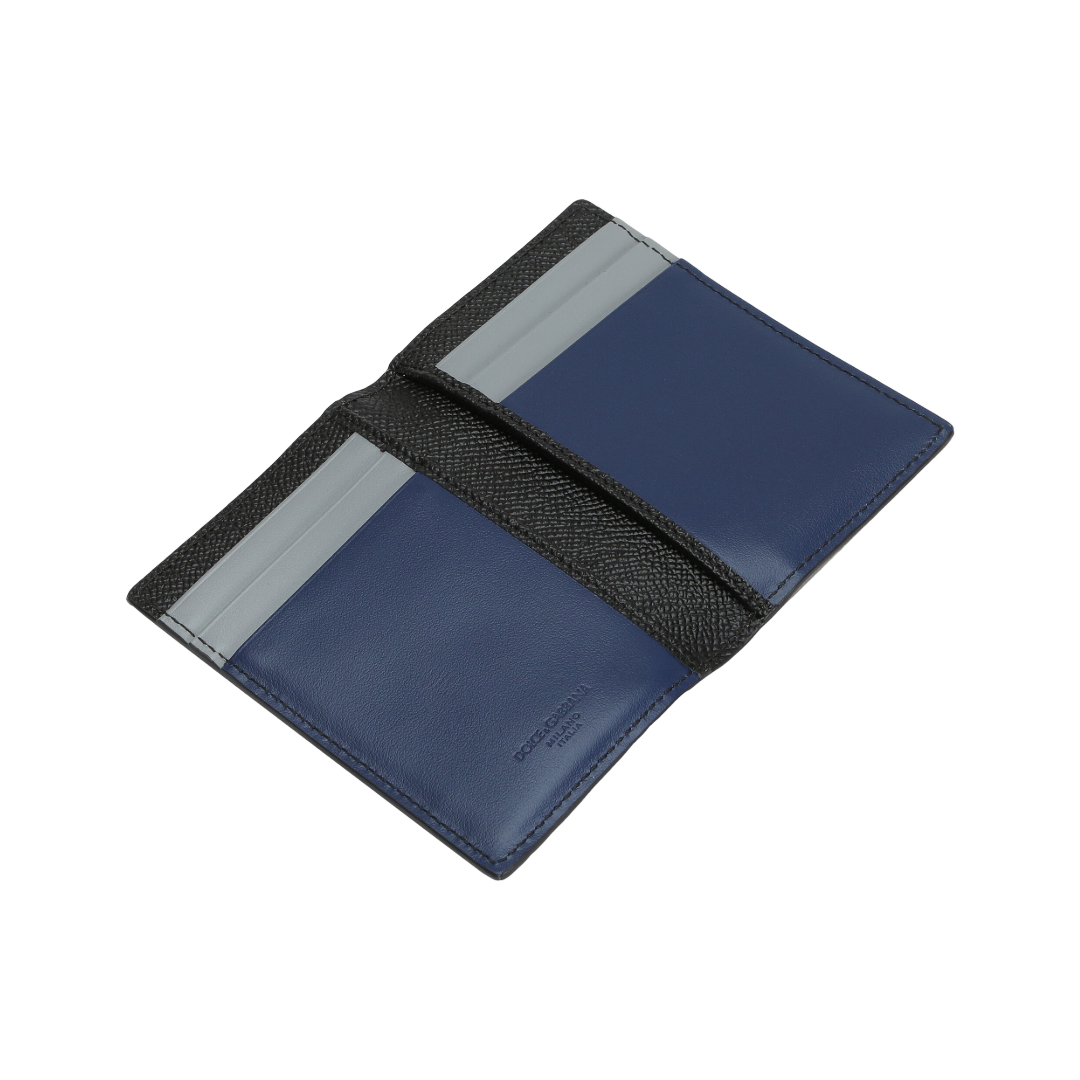 DAUPHINE CARD HOLDER BLACK/BLUE