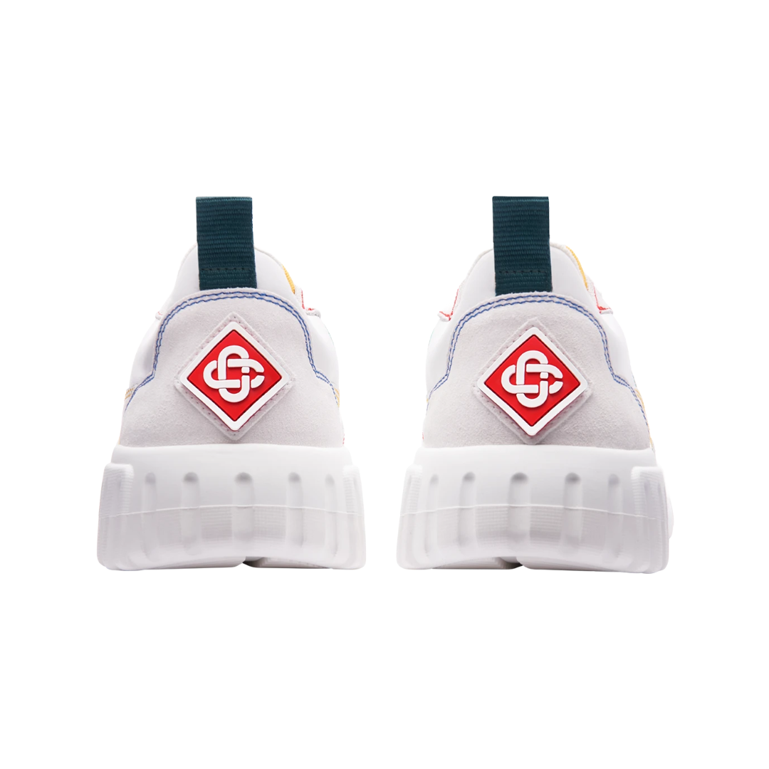 MENS COURT WHITE & MULTICOLOR SNEAKERS