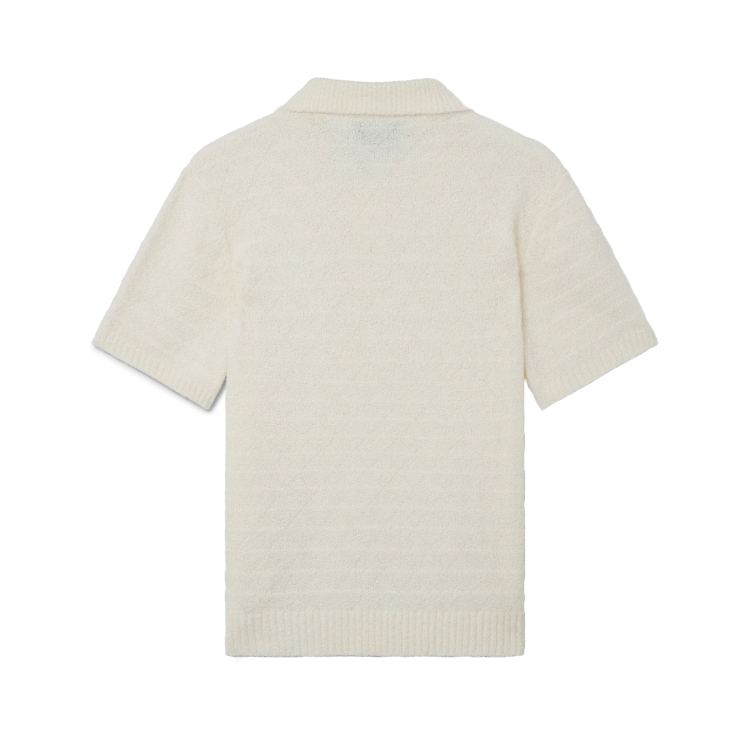 TRIANGLE BOUCLE POLO SHIRT