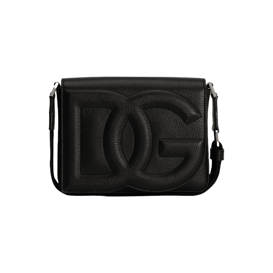 MEDIUM DG LOGO BAG CROSSBODY BAG BLACK