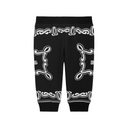 KIDS COTTON FLEECE JOGGING PANTS WITH BANDANNA PRINT