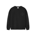 RHUDE CROSS LS TEE BLACK