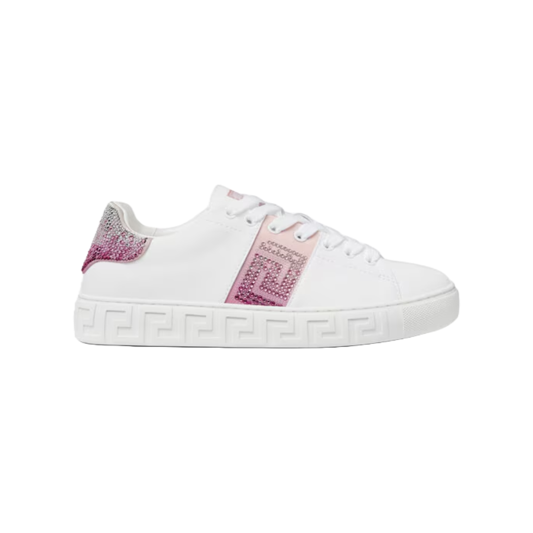 PINK CRYSTAL GRECA SNEAKERS