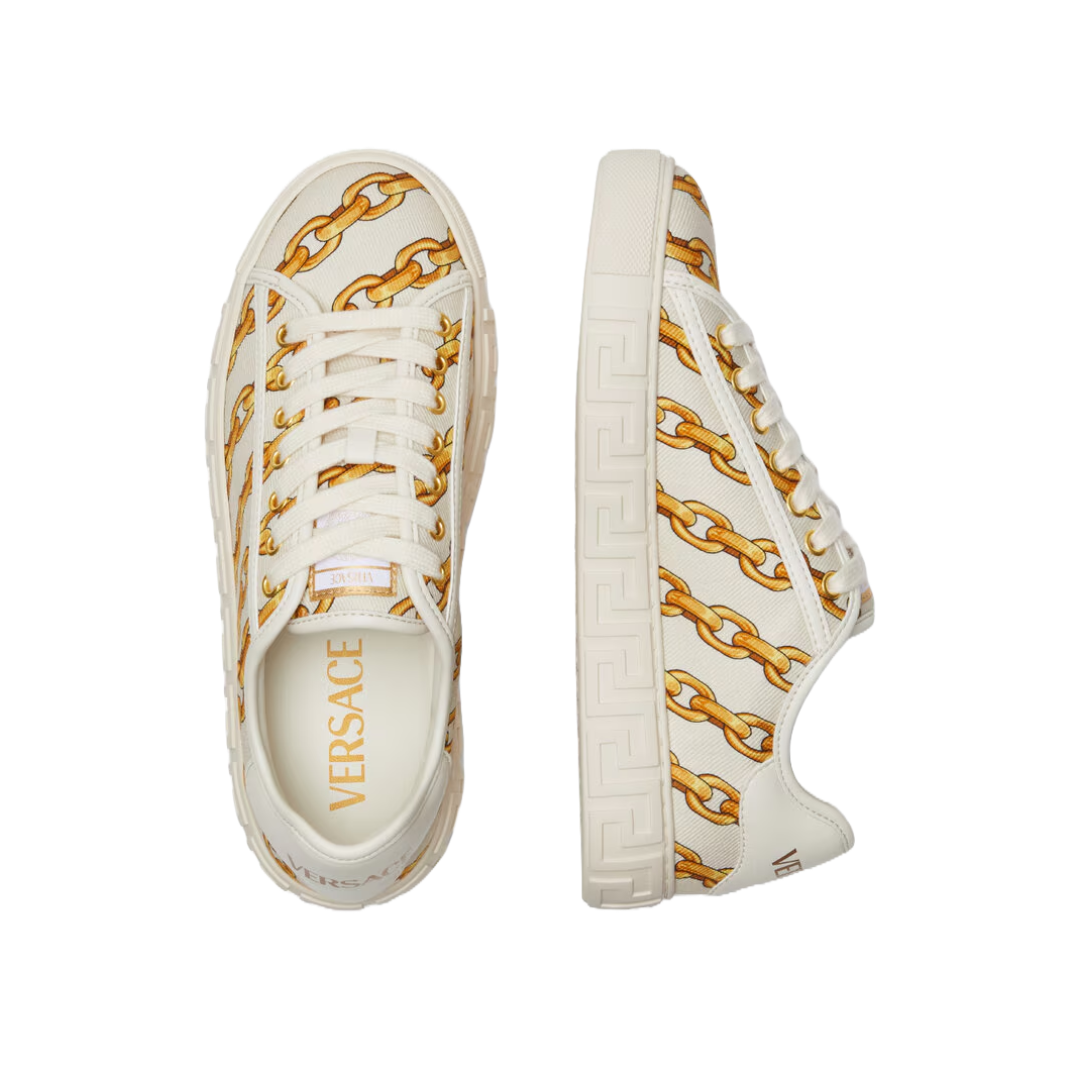 CHAIN STRIPES GRECA SNEAKERS