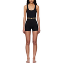 BLACK GRECA BORDER JUMPSUIT