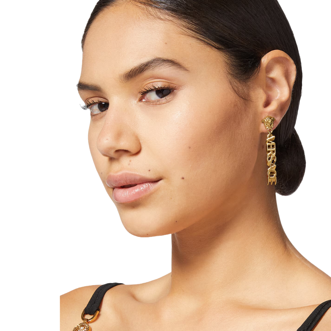 VERSACE DROP EARRINGS