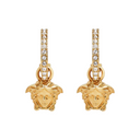 CRYSTAL LA MEDUSA HOOP EARRINGS