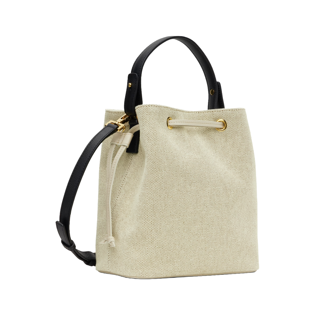 LA MEDUSA BEIGE BUCKET BAG