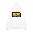 PAINTED ON COLLAGE YELLOW LOGO HOODIE