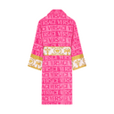 BAROQUE BATHROBE PINK
