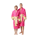BAROQUE BATHROBE PINK
