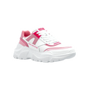 CHUNKY LOGO SNEAKERS PINK/WHITE