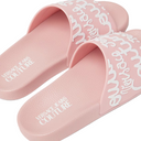 LOGO SHELLY SLIDERS PINK