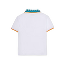KIDS SHORT SLEEVE POLO WITH GRECO WAVE