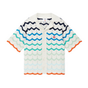 KIDS GRADIENT WAVE CROCHET SHIRT
