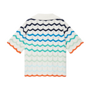 KIDS GRADIENT WAVE CROCHET SHIRT