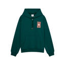 GOTHIC LOGO HOODED SWEATSHIRT GREEN