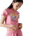 CASA SURF CROPPED T-SHIRT PINK