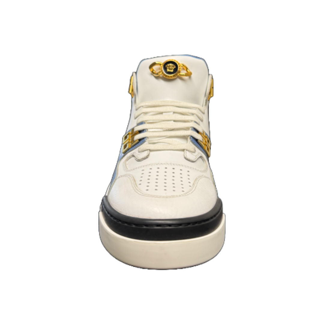 VERSACE SNEAKERS BIANCO-BLUE