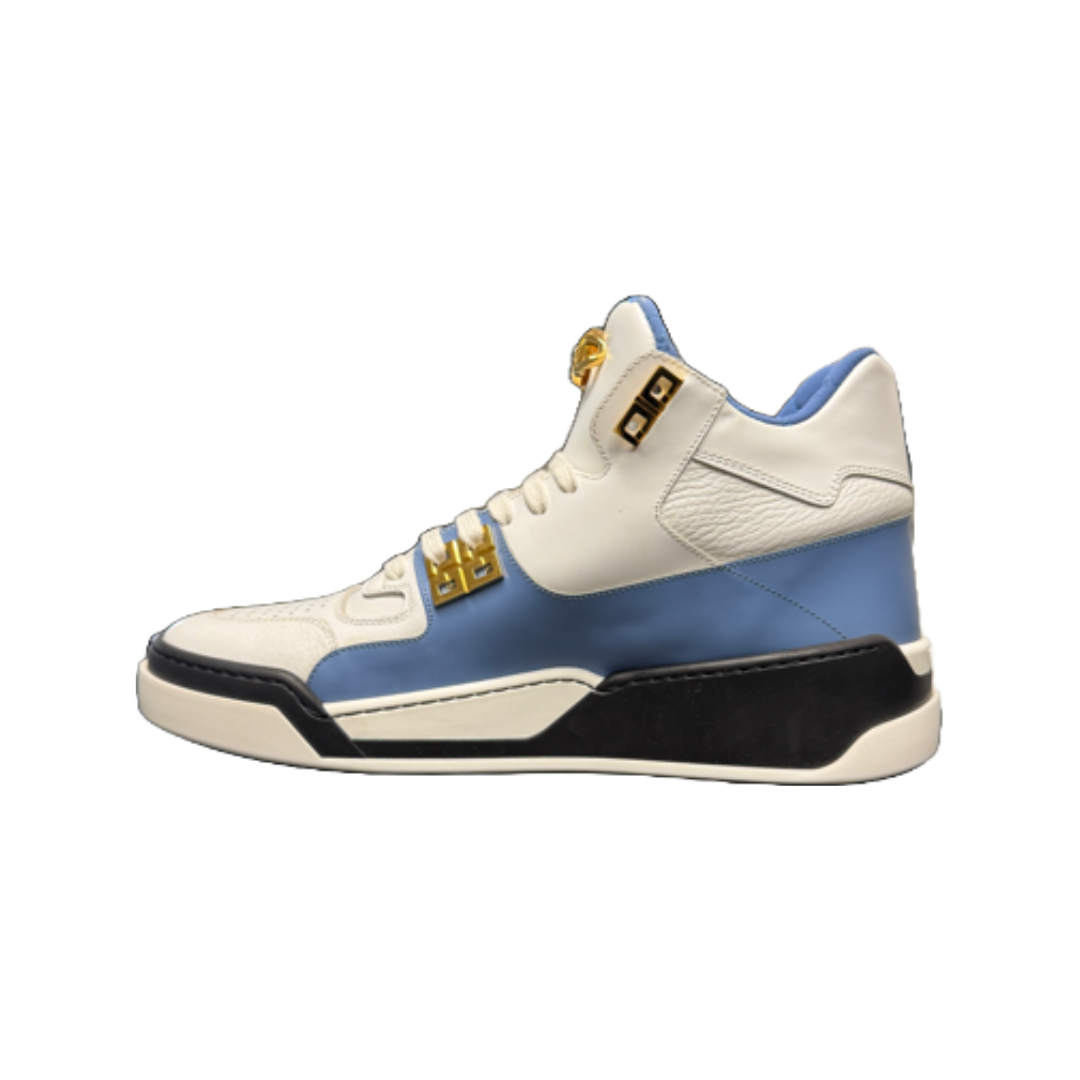 VERSACE SNEAKERS BIANCO-BLUE