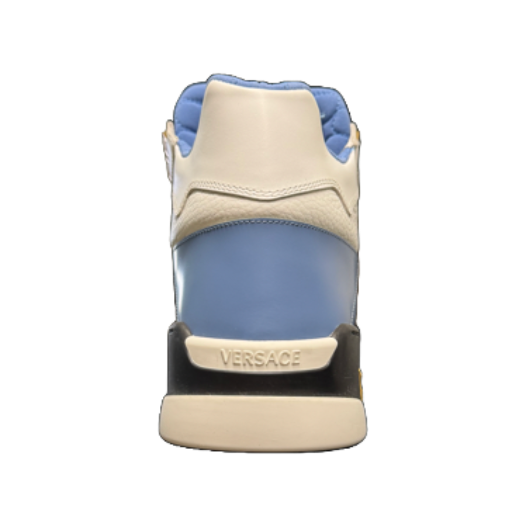 VERSACE SNEAKERS BIANCO-BLUE