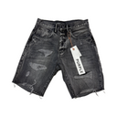 PURPLE BRAND DISTRESSED SHORTS DARK DENIM