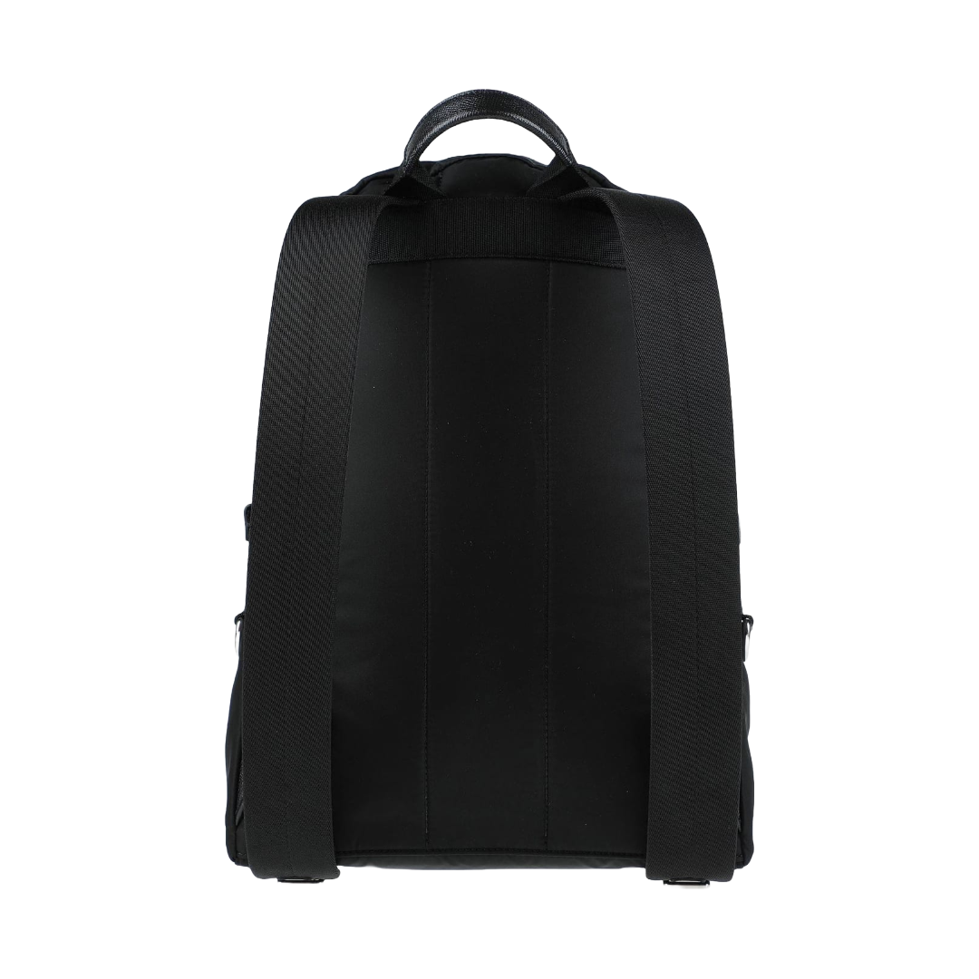 NYLON FAMILY PATCHWORK BACKPACK BLACK