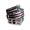 BALLY BELT SNAKE PRINT