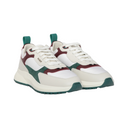 BALLY DAVE SNEAKERS WHITE/HERITAGE RED/BOVINE