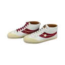 SHETAN WHITE/RED LEATHER SNEAKERS