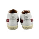 SHETAN WHITE/RED LEATHER SNEAKERS