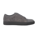 LOW TOP GRAY SUEDE SNEAKERS