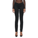 SKINNY MID RISE BLACK