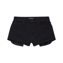 RHINESTONE DENIM SHORTS BLACK