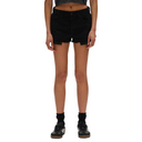 RHINESTONE DENIM SHORTS BLACK