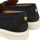 GIULIANO SUEDE LOAFERS BLACK