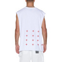 KINGDOM CUT OFF BIGGIE TEE WHITE