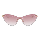 SWAROVSKI SUNGLASSES MASK PINK