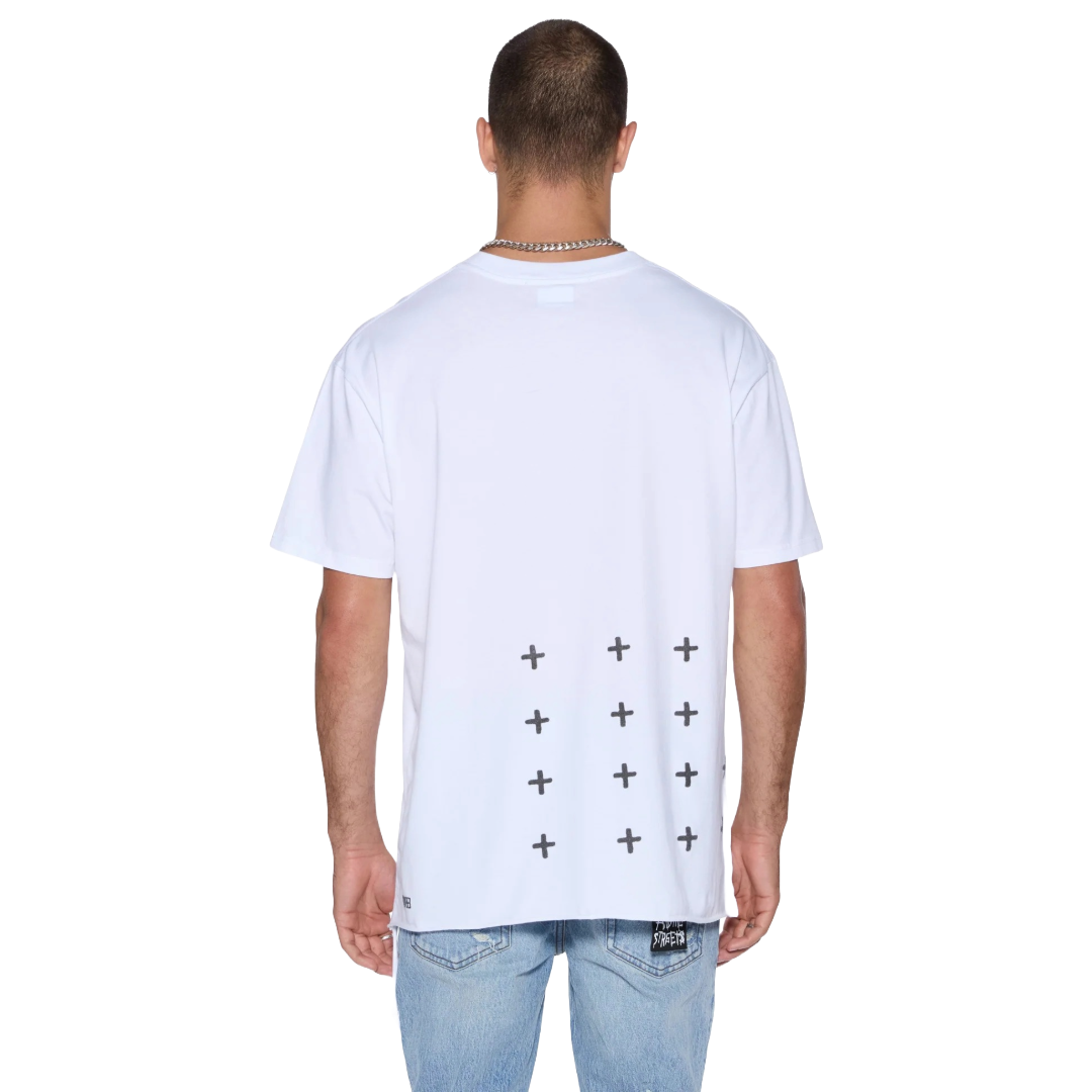 PLATED BIGGIE SS TEE TRU WHITE