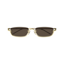 GUCCI GG1278S SUNGLASSES BROWN/GOLD