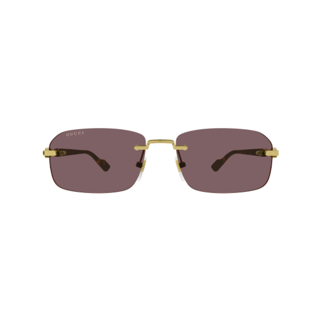GUCCI GG1221S SUNGLASSES BROWN/GOLD