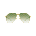 GUCCI GG1220S SUNGLASSES GOLD/GREEN