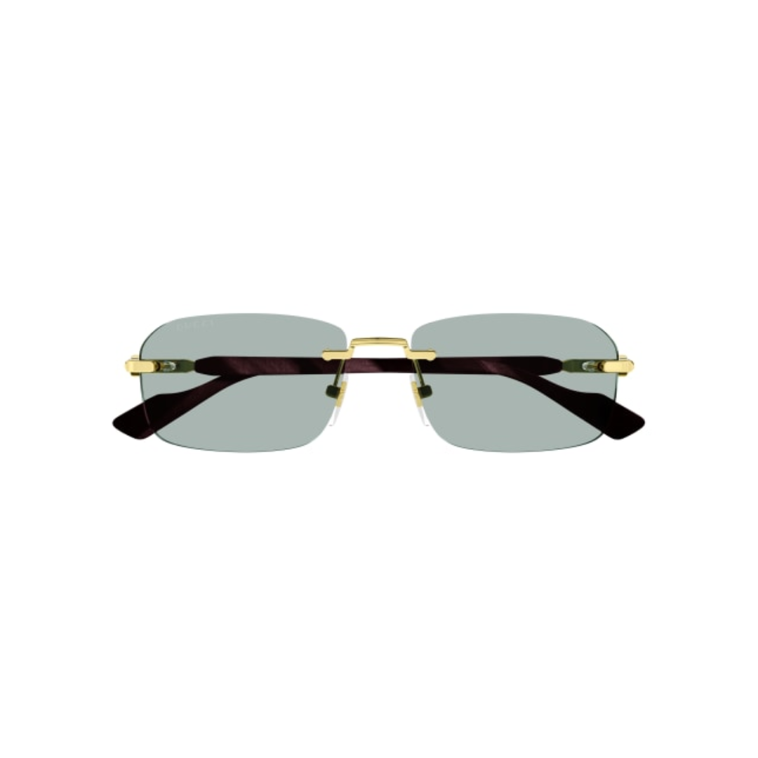 GUCCI GG1221S SUNGLASSES GOLD/BURGUNDY