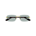 GUCCI GG1221S SUNGLASSES GOLD/BURGUNDY