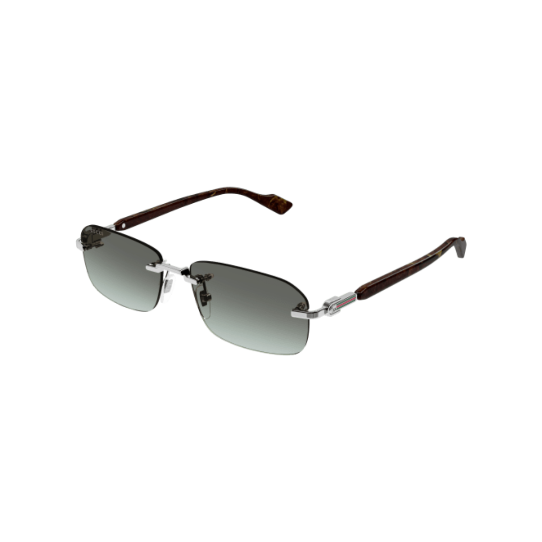 GUCCI GG1221S SUNGLASSES GRAY/SILVER