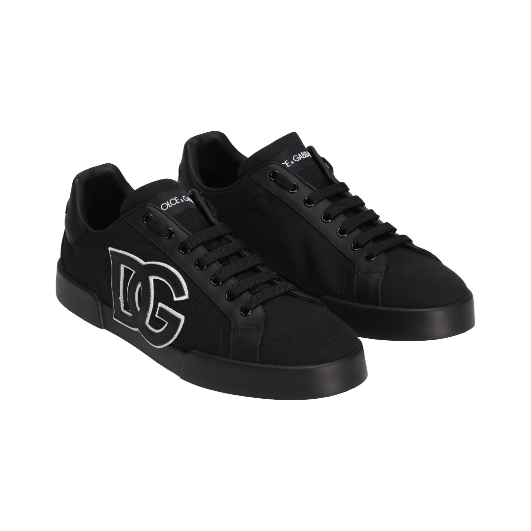 PORTOFINO LIGHT STROBEL SNEAKERS IN CANVAS AND CALFSKIN