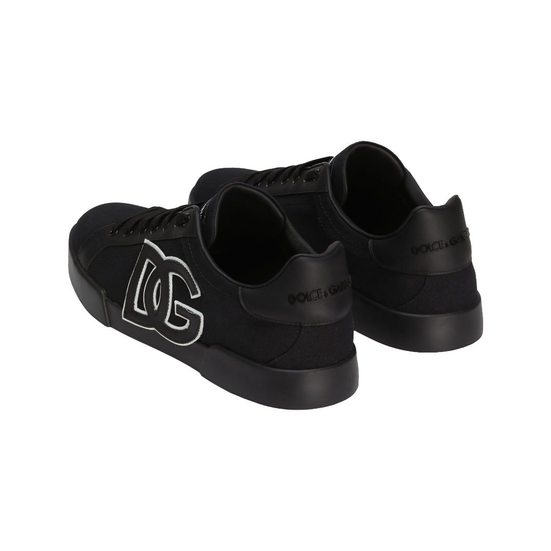 PORTOFINO LIGHT STROBEL SNEAKERS IN CANVAS AND CALFSKIN