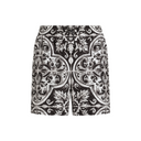 MAJOLICA PRINT MEDIUM SWIM BOXER SHORTS
