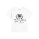 SHORT-SLEEVED JERSEY T-SHIRT WITH DOLCE&GABBANA PRINT